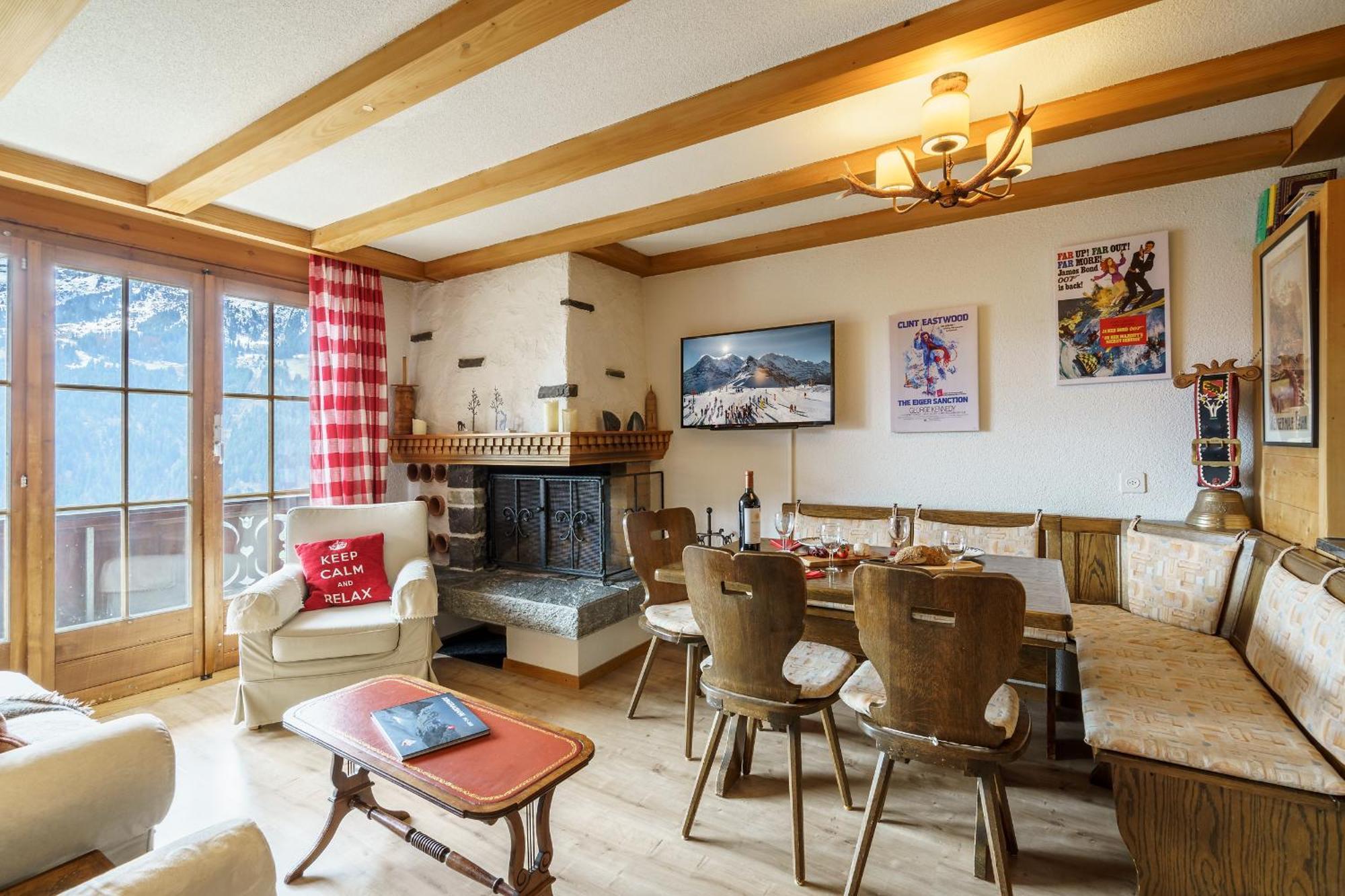 Chalet Bergkristall Венген Экстерьер фото
