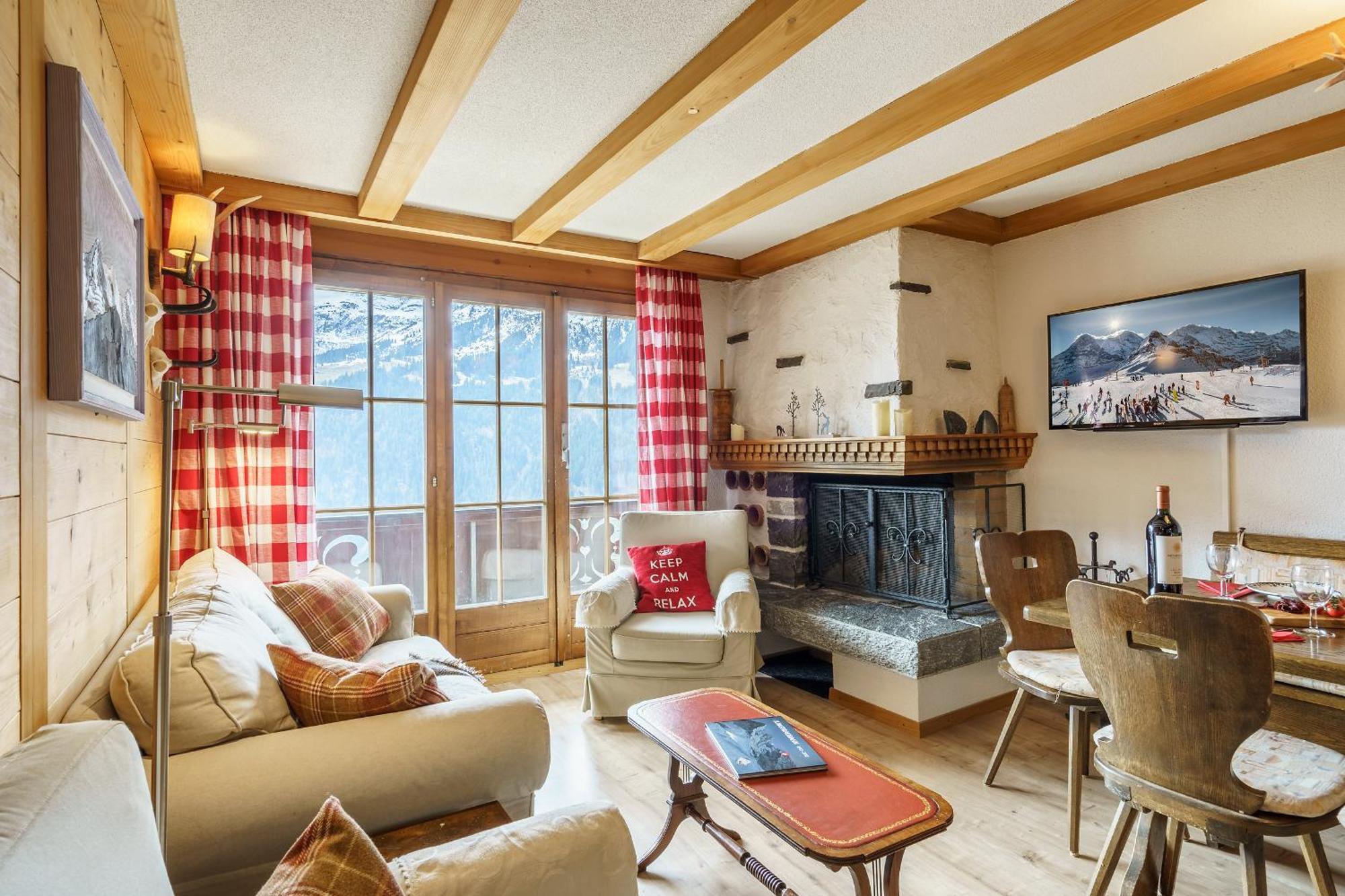 Chalet Bergkristall Венген Экстерьер фото
