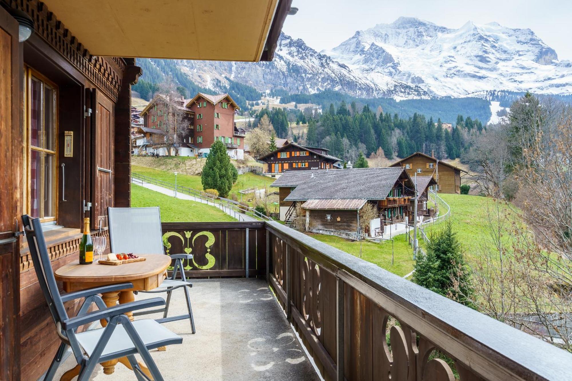 Chalet Bergkristall Венген Экстерьер фото