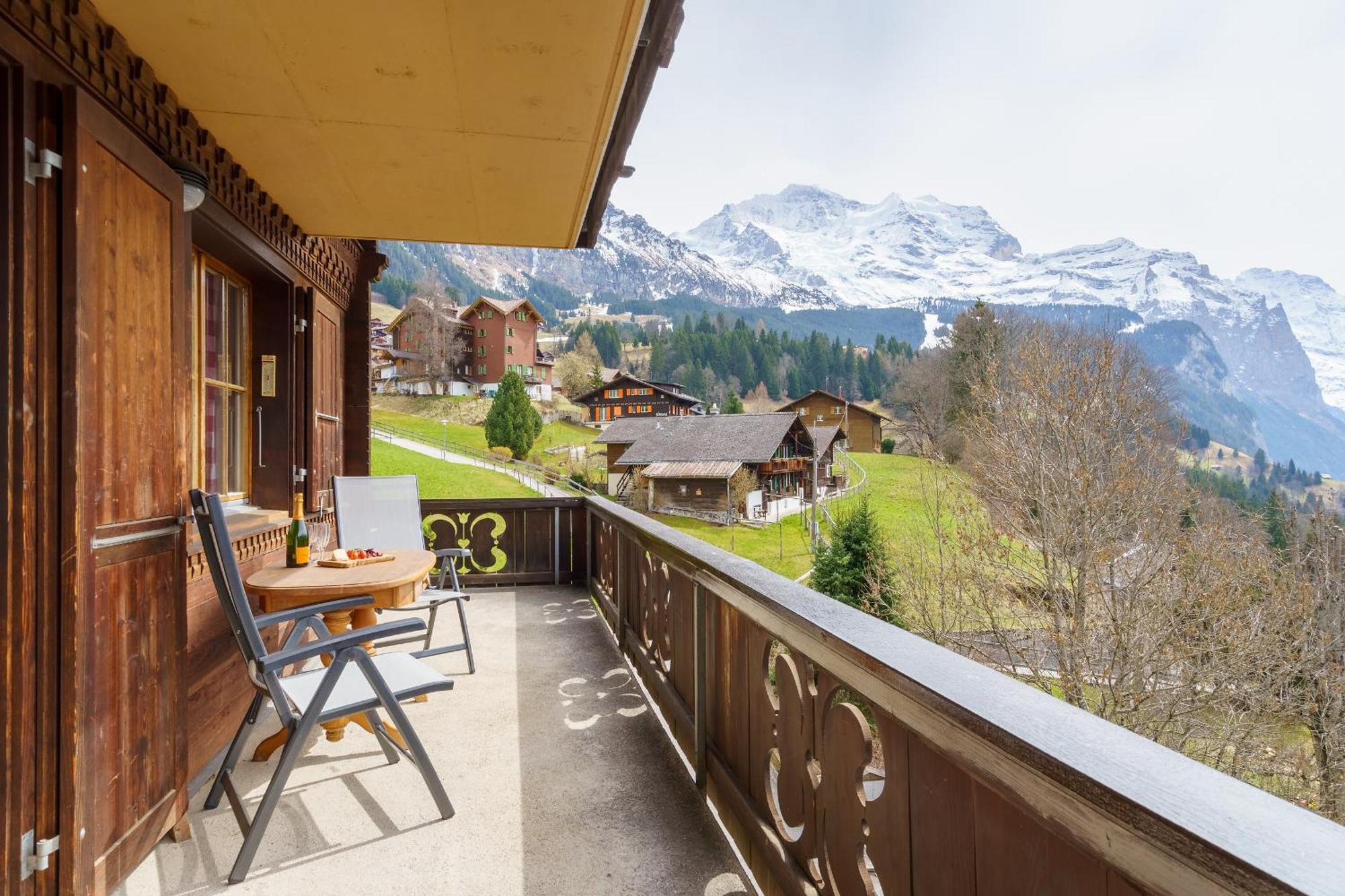 Chalet Bergkristall Венген Экстерьер фото