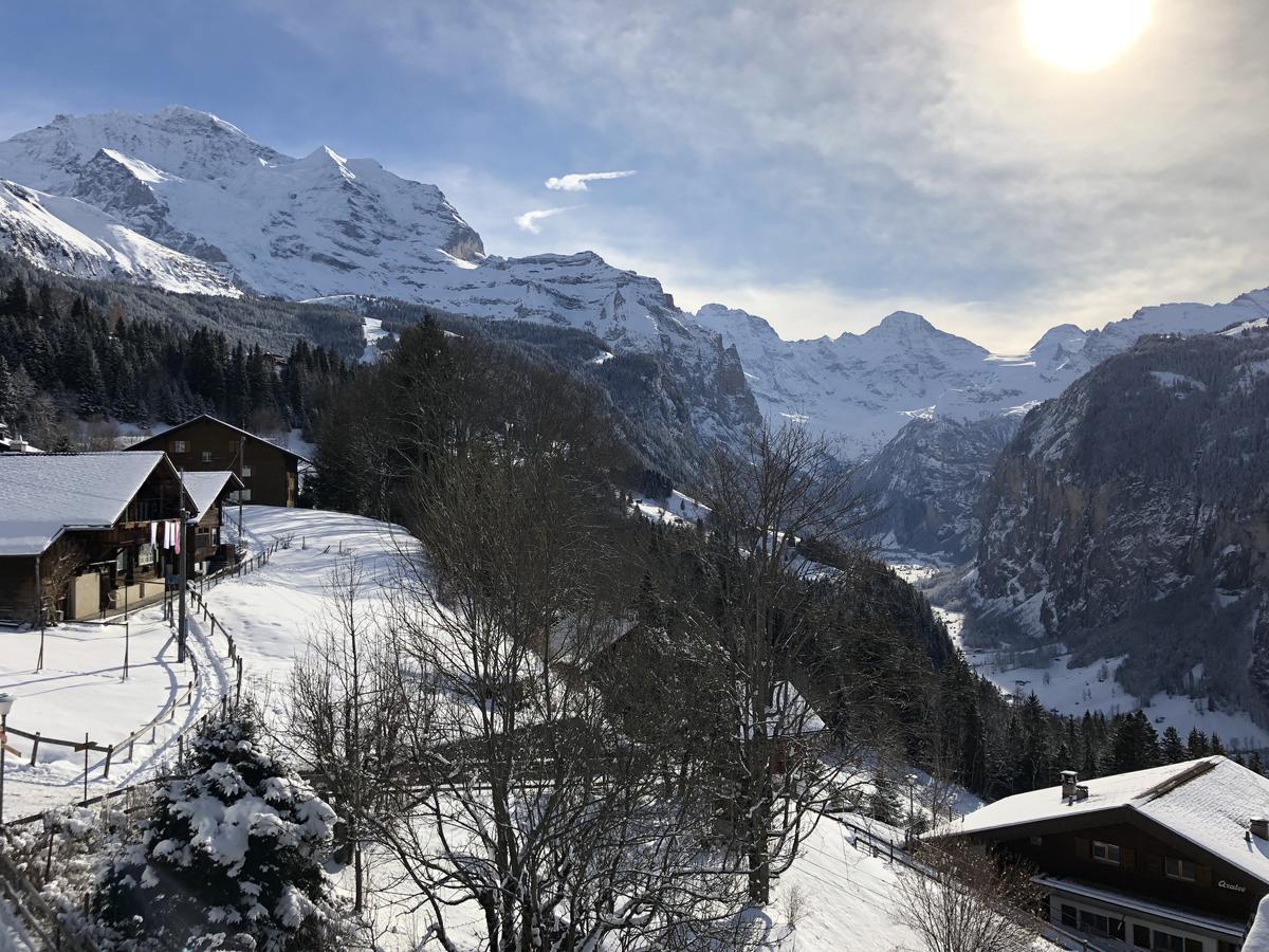 Chalet Bergkristall Венген Экстерьер фото
